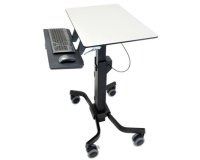 Ergotron TeachWell Mobile Digital Workspace Graphite, Gris Panier multimédia