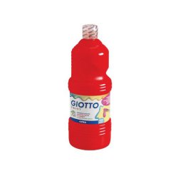 Gouache giotto flacon 1l coloris rouge vif