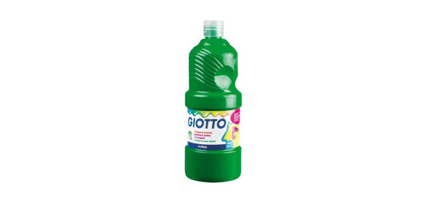 Gouache giotto flacon 1l coloris emeraude