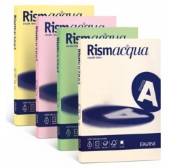Carta Rismacqua - A4 - 140 gr - mix 5 colori - Favini - conf. 200 fogli