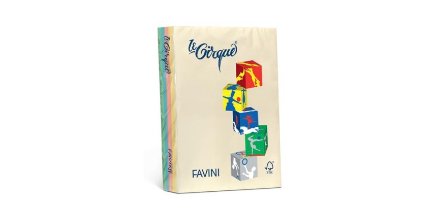 Favini Le Cirque carta inkjet Blu, Verde, Avorio, Rosa, Giallo