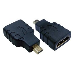 MCL CG-285 changeur de genre de câble HDMI A F HDMI micro-D M Noir