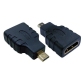 MCL CG-285 changeur de genre de câble HDMI A F HDMI micro-D M Noir