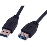 MCL USB 3.0, M/FM, 5m câble USB USB 3.2 Gen 1 (3.1 Gen 1) USB A Noir