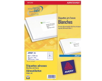 Etiquette d'adresse Jet d'encre, 99,1 x 33,9 mm, blanc