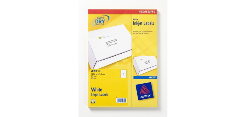 Etiquette d'expédition, 199,6 x 143,5 mm, blanc