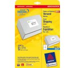 Etiquette d'expédition, 99,1 x 139 mm, blanc