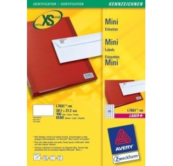 Avery L7651-100 etichetta per stampante Bianco