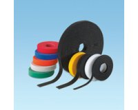 Panduit Hook & Loop Cable Tie, 15' roll, Black fascetta Nylon Nero