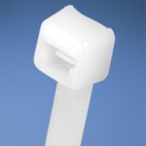 Panduit Cable Tie, 7.4"L (188mm), Standard, Nylon, Natural, 100pc fascetta