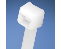Panduit , 7.4"L (188mm), Standard, Nylon, Natural, 100pc cable tie