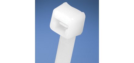 Panduit , 7.4"L (188mm), Standard, Nylon, Natural, 100pc cable tie
