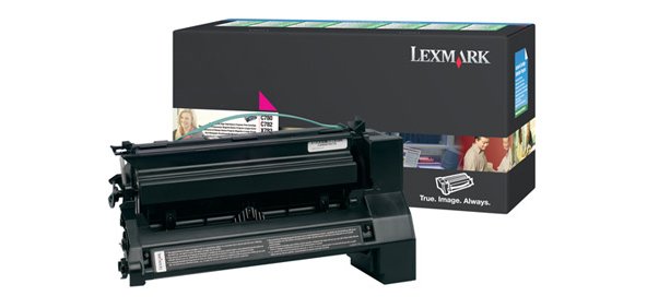 Lexmark C780, C782 Magenta High Yield Return Program Print Cartridge Cartouche de toner Original