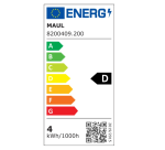 Schreibtischlampe MAULarc LED schwarz