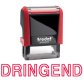 4911 Stempel met rode inkt FO Dringend