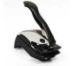 Trodat Ideal blinddrukstempel, zwart of chroom, gravure MET logo, formaat afdruk 23 x 48mm