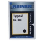 Stempelkissen  Reiner TYPE 2 für die Modelle B6 (6 Reihen) + B6K (6 Reihen)