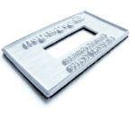 Text plate for Trodat Professional 5460