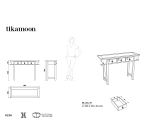 Console Junie en teck massif recyclé
