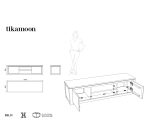 Meuble TV Basil en teck L 140 cm
