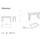 Console Bonnie en palissandre massif