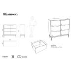 Commode de rangement en manguier massif Gabrielle