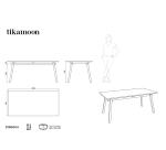 Table Arkoo en manguier massif L 180 x P 90 cm, 6 à 8 personnes