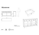 Buffet en teck massif L 180 cm Coffee Tek