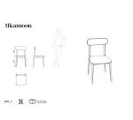 Chaise Jonàk en teck massif