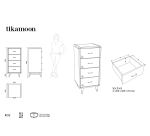 Chiffonnier Kort en teck massif