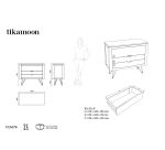 Commode en palissandre massif Bonnie