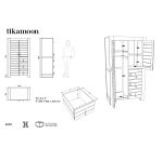 Armoire penderie en teck massif Minimalys