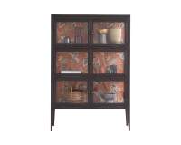 Vitrine Tana en orme H 160 cm