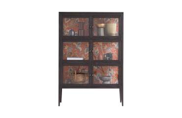 Vitrine Tana en orme H 160 cm