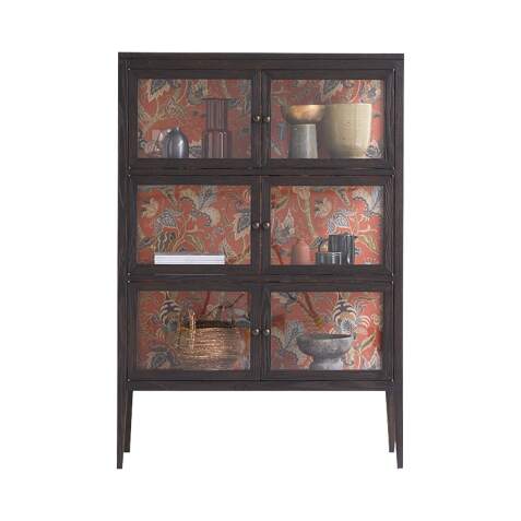 Vitrine Tana en orme H 160 cm