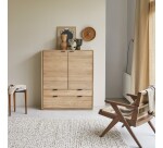 Bahut en chêne massif L 110 cm Senson
