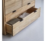 Bahut en chêne massif L 110 cm Senson