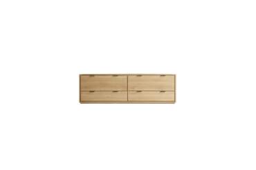 Meuble TV Senson Oak en chêne massif L 180 cm