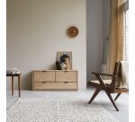 Meuble TV Senson Oak en chêne massif L 120 cm