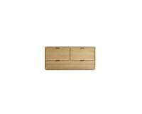 Meuble TV Senson Oak en chêne massif L 120 cm