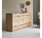 Buffet en chêne massif L 200 cm Senson