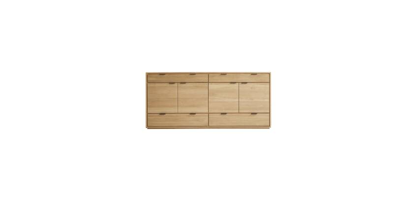 Buffet en chêne massif L 200 cm Senson