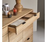 Buffet en chêne massif L 200 cm Senson