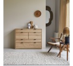 Commode en chêne massif Senson