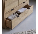 Commode en chêne massif Senson