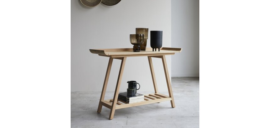 Console haute Pampa en teck massif