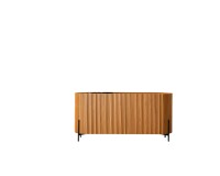 Buffet en bois de mindi Lou H 71 x L 150 x P 45 cm