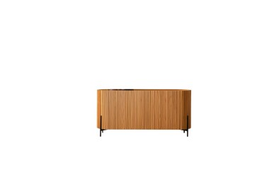 Buffet en bois de mindi Lou H 71 x L 150 x P 45 cm