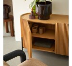 Buffet en bois de mindi Lou H 71 x L 150 x P 45 cm
