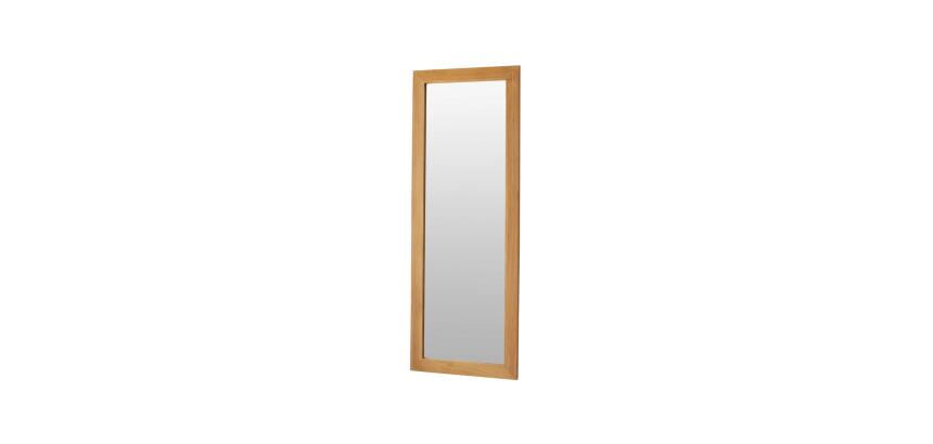 Miroir psyché en bois de teck Tona H 60 x L 160 x P 2 cm